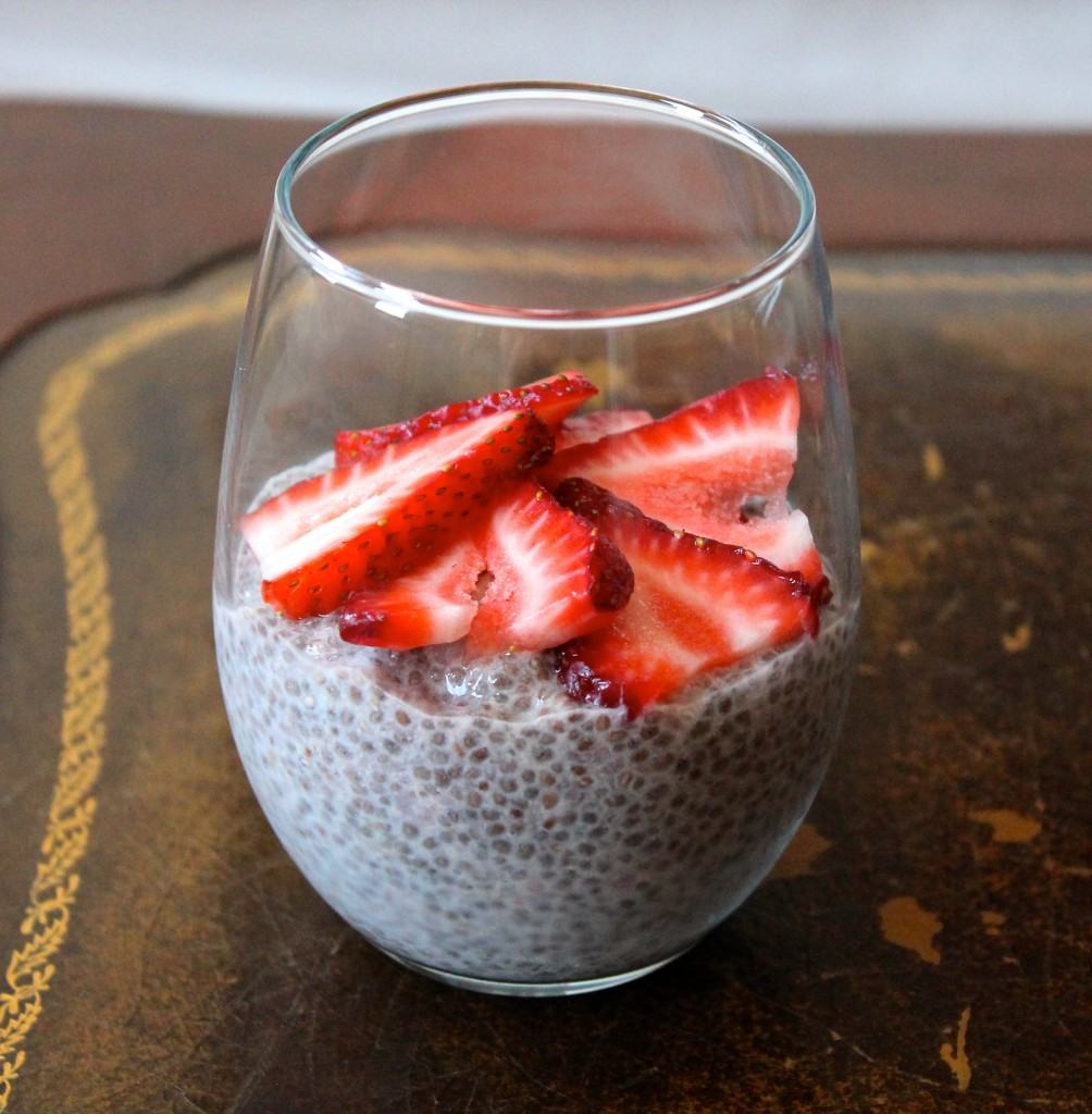 Strawberry Shortcake Chia Pudding