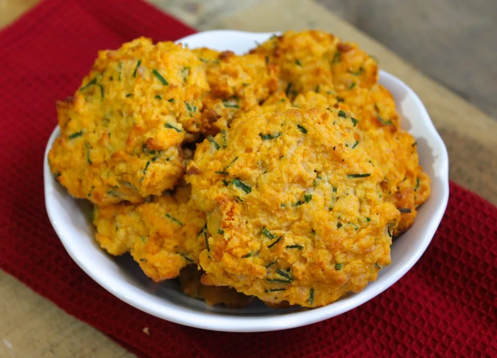 Sweet Potato Drop Biscuits (grain-free)
