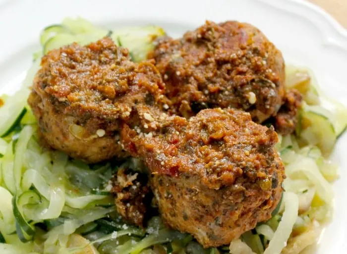 Turkey Pesto Meatballs