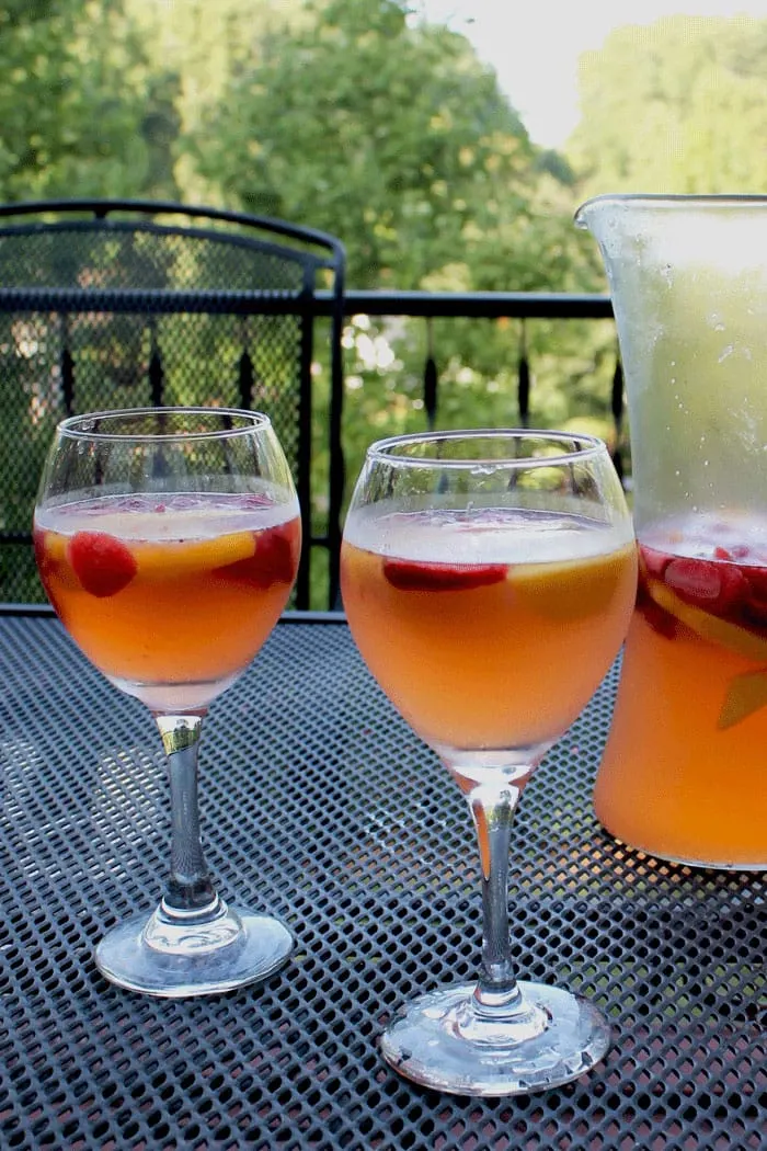 Strawberry Peach Sangria
