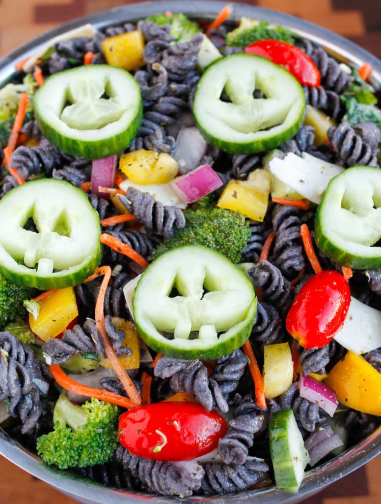 Healthy Halloween Pasta Salad-1