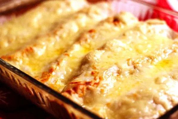 Swiss Cheese and Chicken Enchiladas
