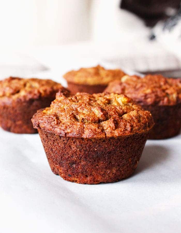 Clean Eating Peanut Butter Banana Muffins