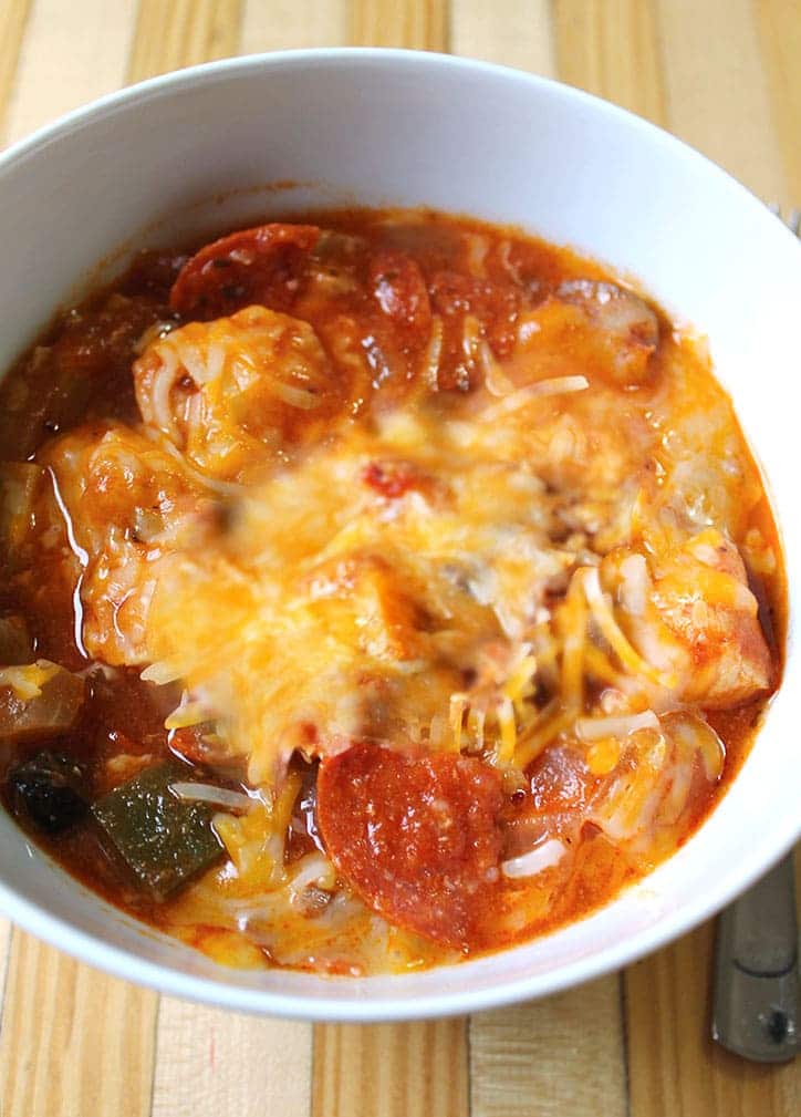 Slow Cooker Pizza Chicken