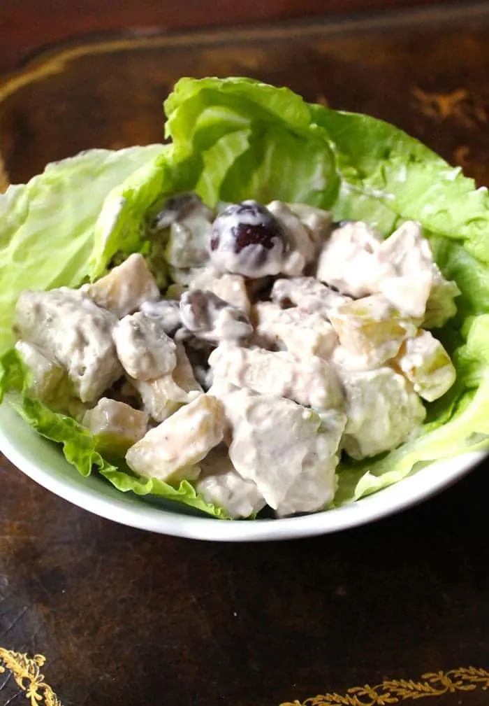 Greek Yogurt Apple Walnut Chicken Salad