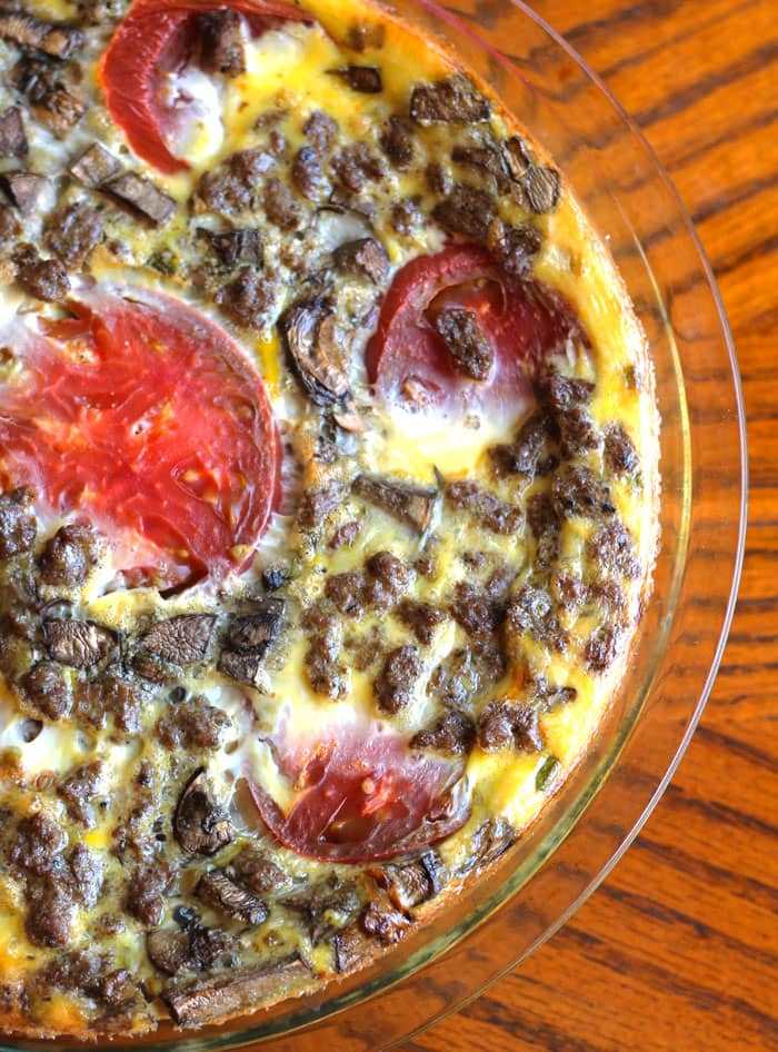 The Easiest Crustless Quiche