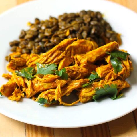 Crockpot Indian Chicken and Lentils