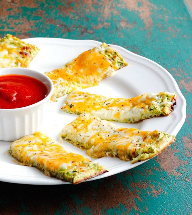 Cheesy Zucchini Breadsticks