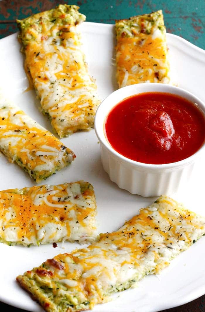 Cheesy Zucchini Breadsticks