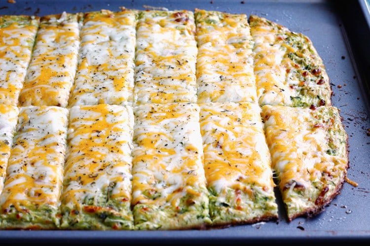 Cheesy Zucchini Breadsticks