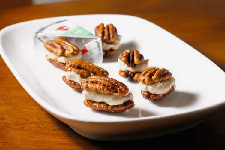 The Laughing Cow Pecan Cheesecake Bites