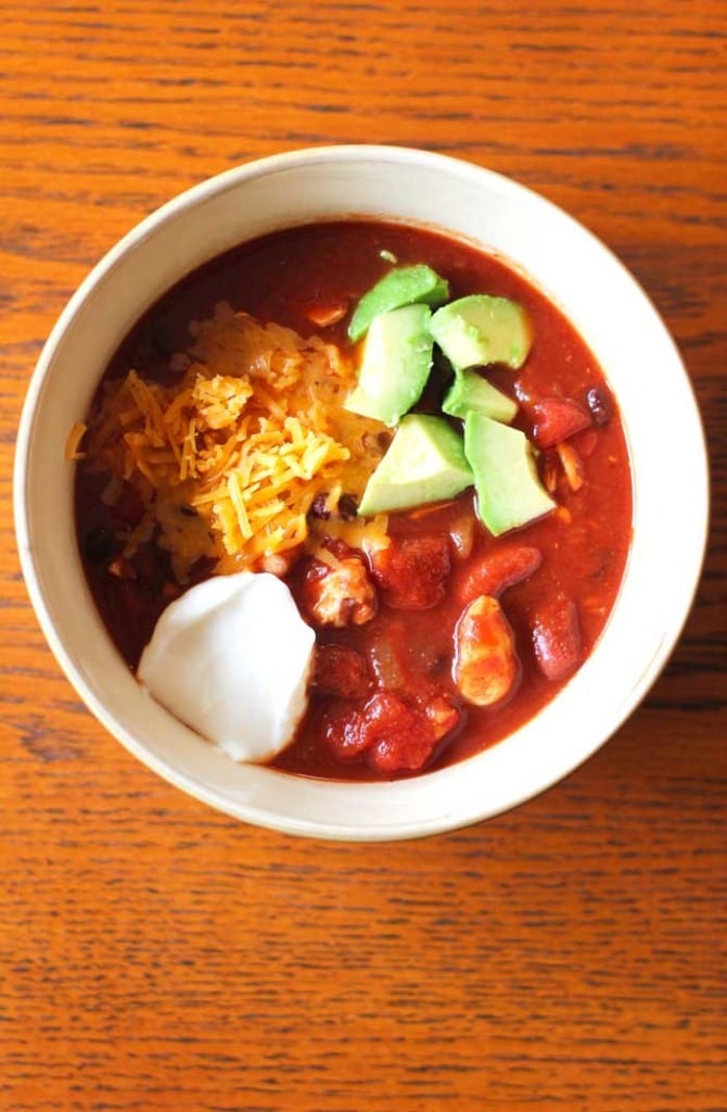 Crockpot Chicken and Black Bean Chili