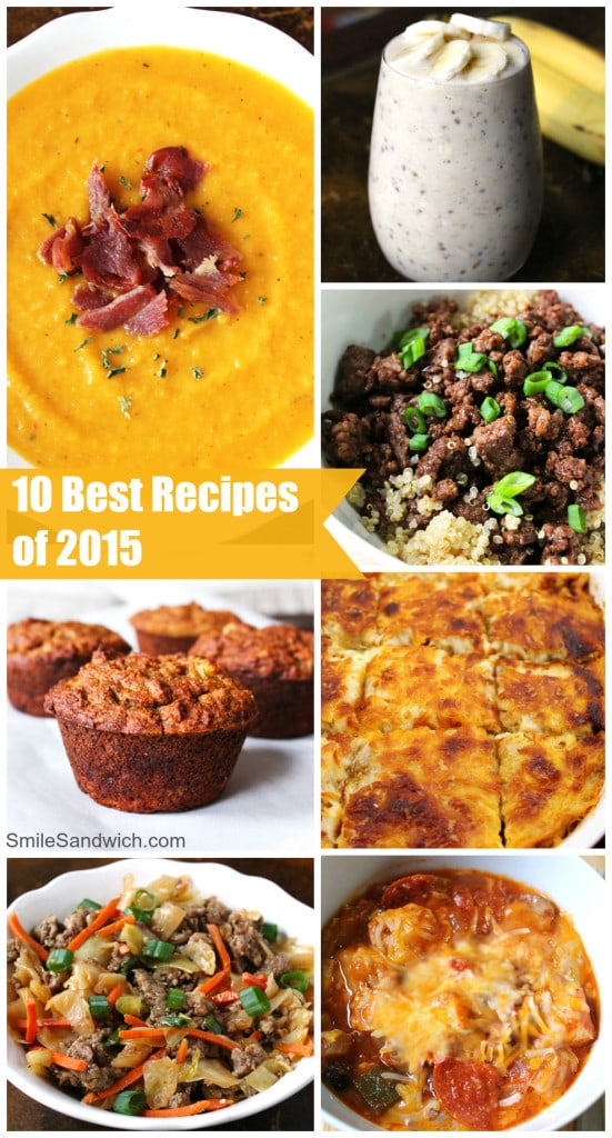 10 Best Recipes of 2015 Smile Sandwich