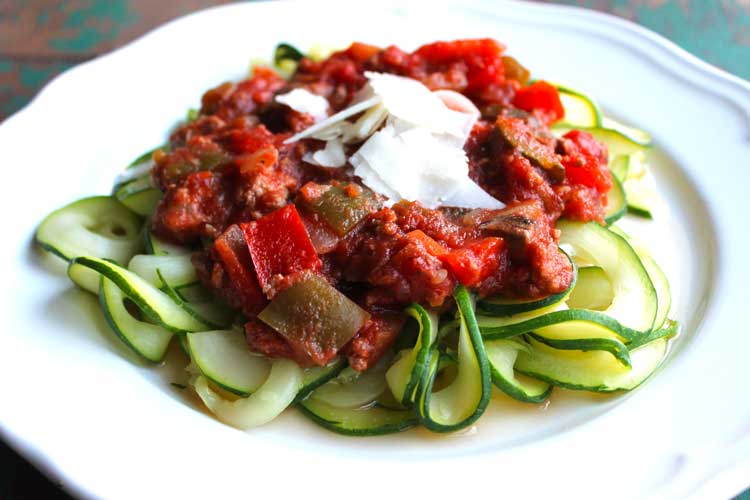 Crockpot Veggie-Packed Turkey Meat Sauce