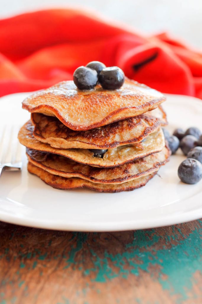 Grain-Free Blueberry Panackes