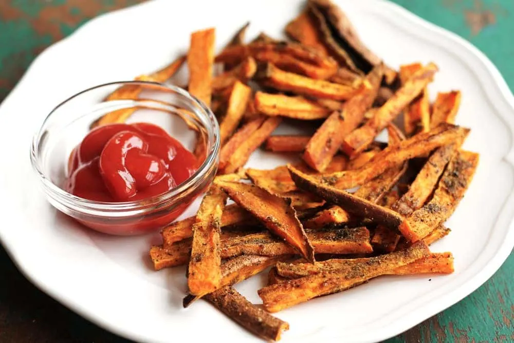 Curry Baked Sweet Potato Fries