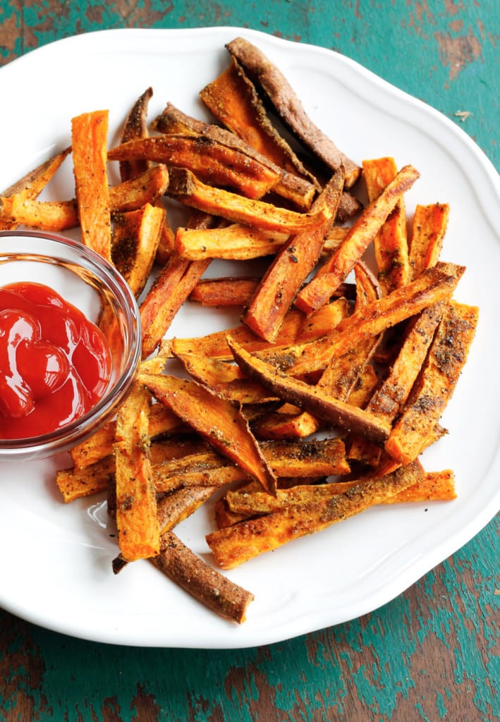 Curry Baked Sweet Potato Fries