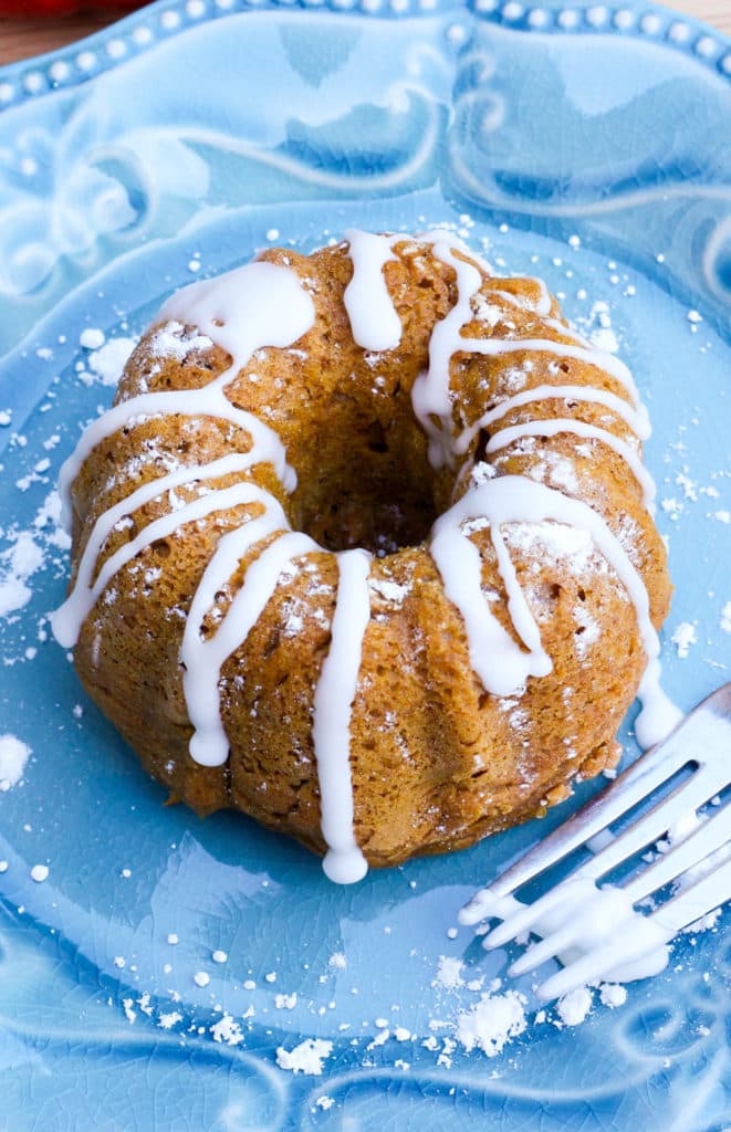 Mini Bundt Cakes Using Aunt Sue's Famous Pound Cake