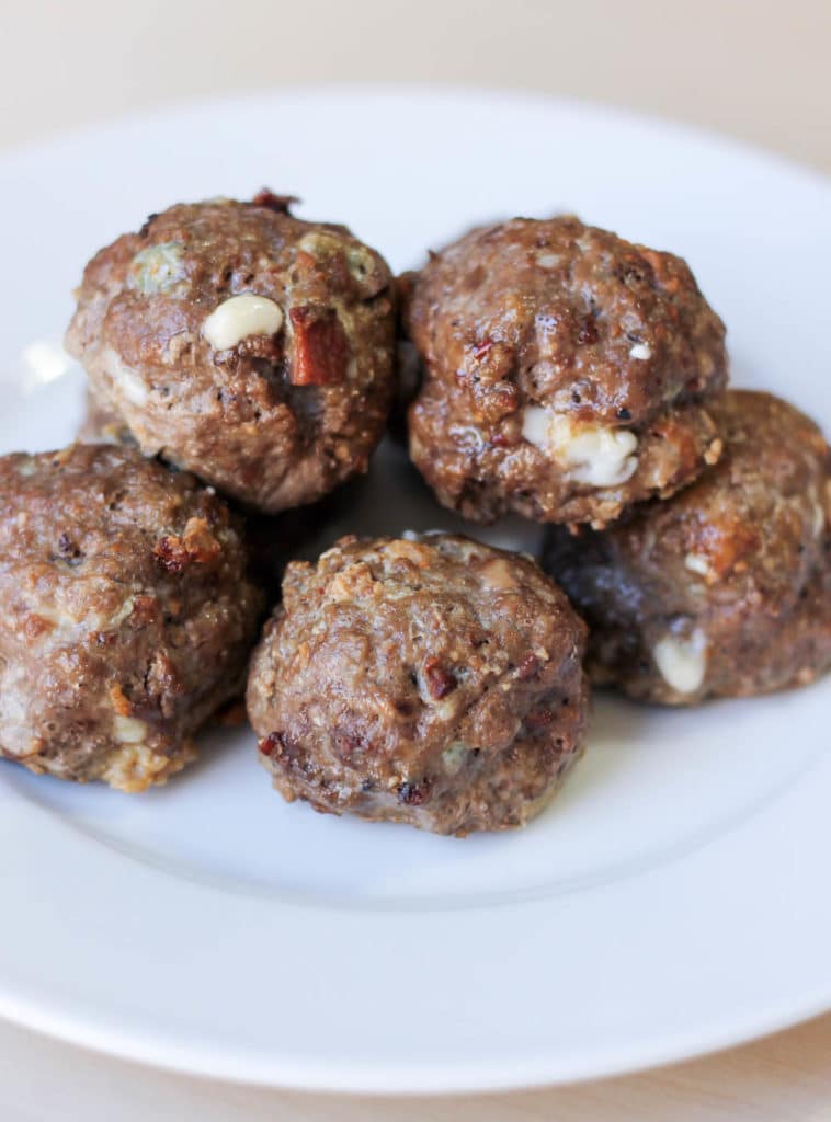 Bacon Blue Cheese Meatballs