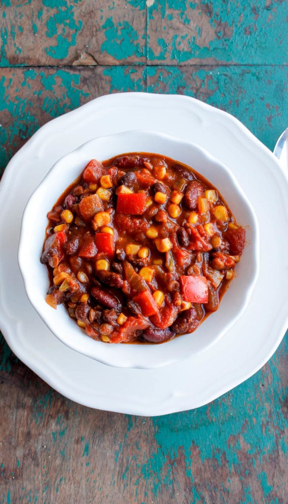 Lentil and Black Bean Chili