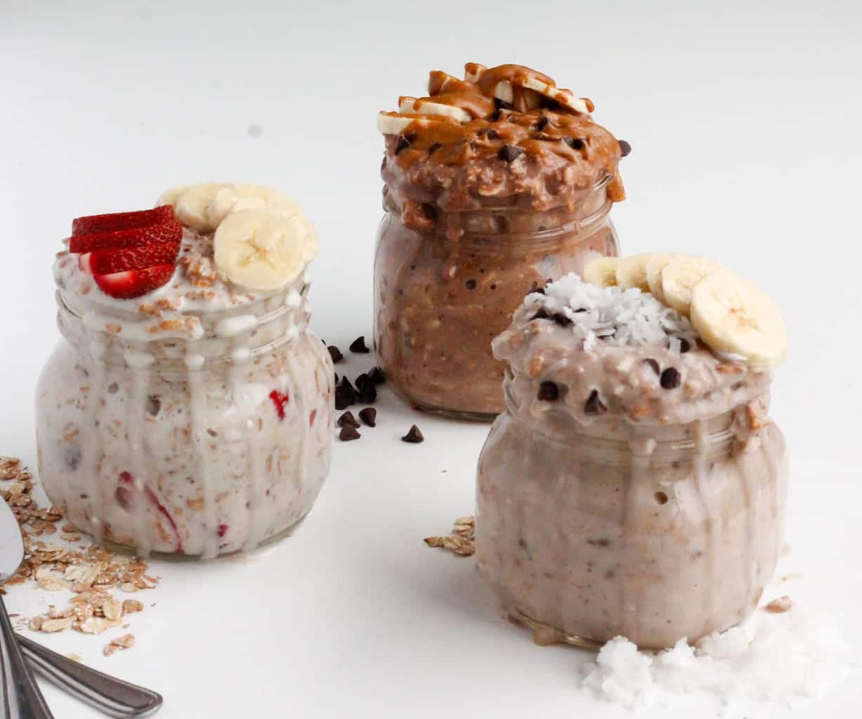 Overnight Oats in a Jar 3 Quick Healthy Recipes-3 - Smile Sandwich