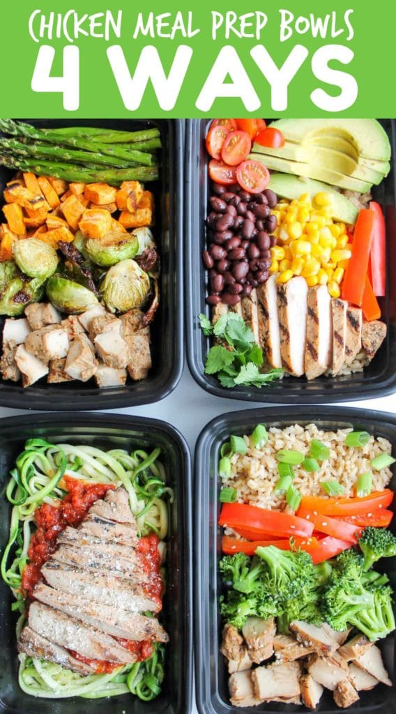 Grilled Chicken Meal Prep Bowls 4 Creative Ways for Clean Eating