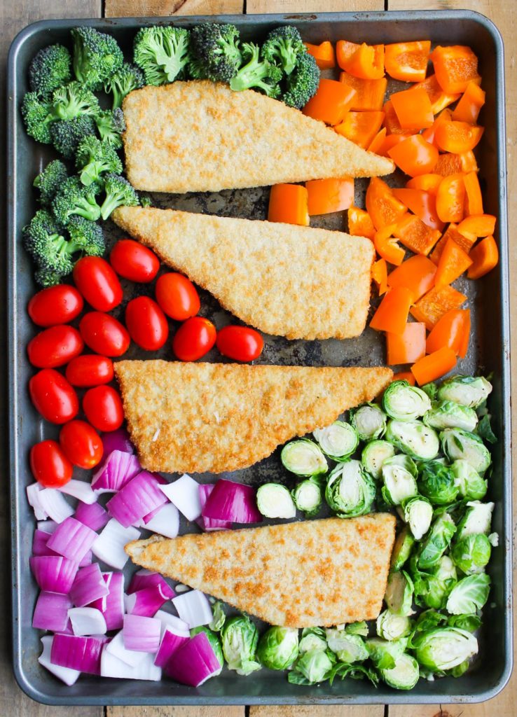 30-Minute One Pan Fish and Vegetables, meal prep recipes, easy dinner recipes