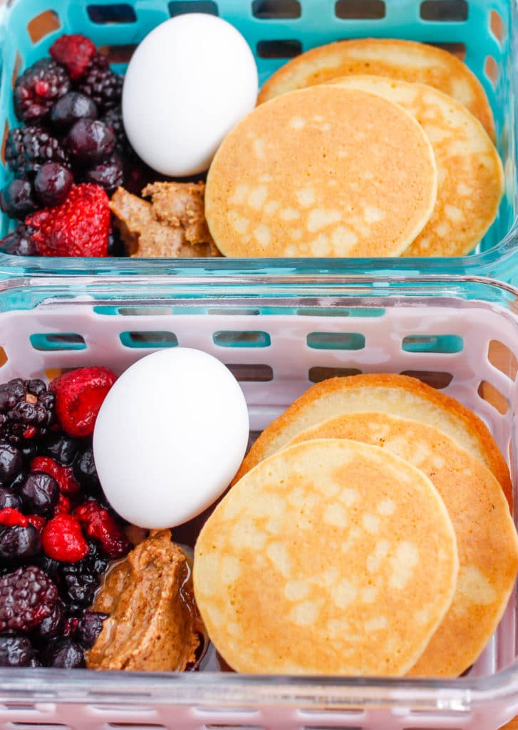 Paleo Pancake Breakfast Meal Prep Bowls