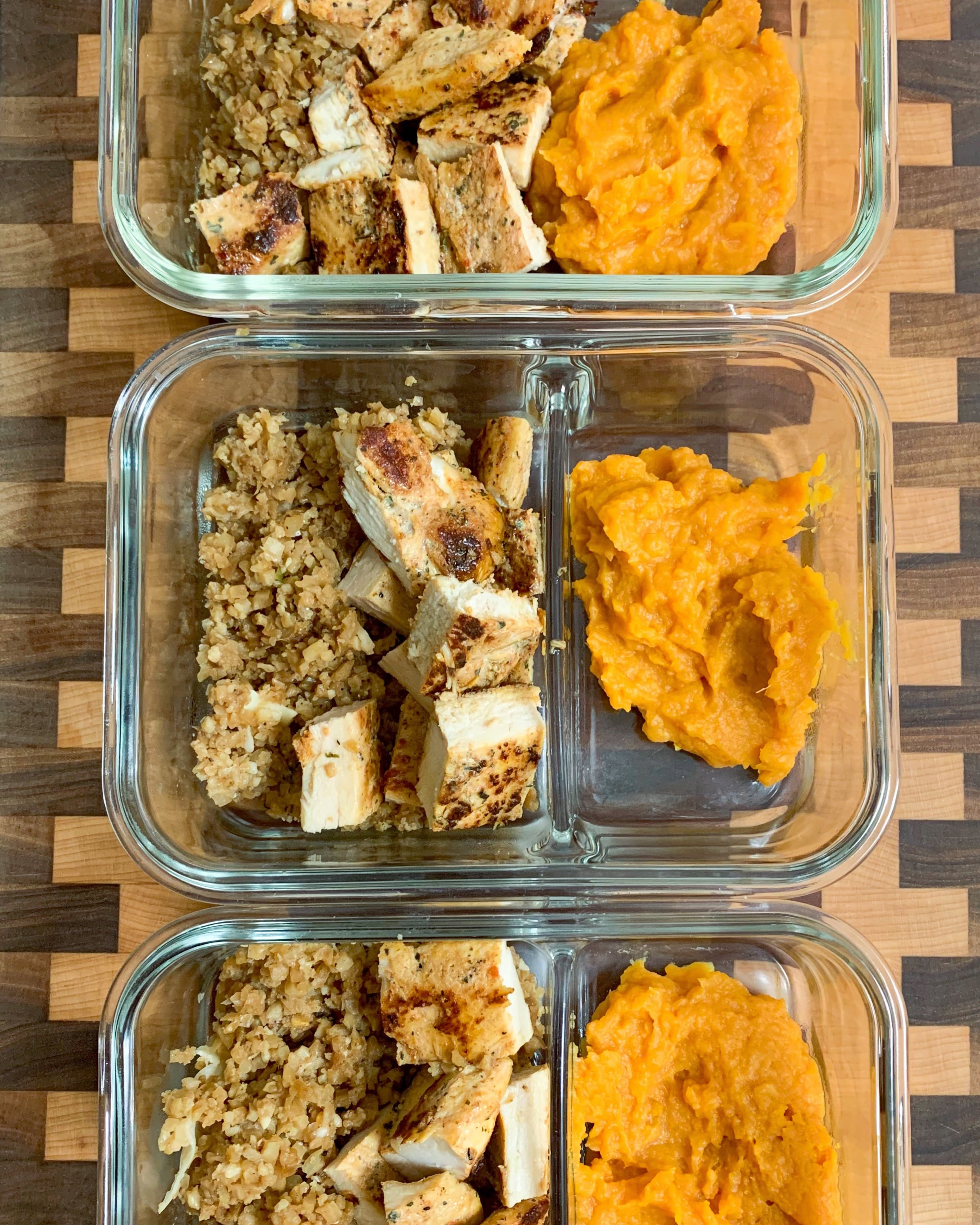 Chicken and Sweet Potato Bowls