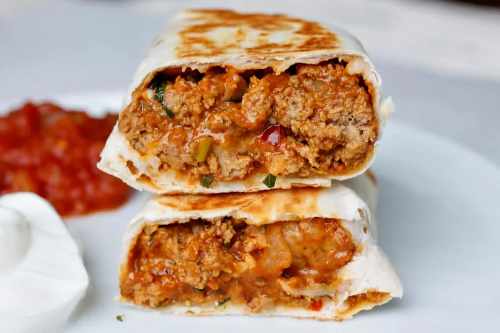 Cheesy Beefy Freezer Burritos Perfect for Meal Prep-3