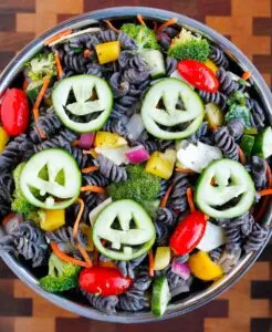 Healthy Halloween Pasta Salad-1