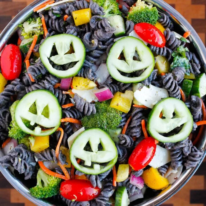 Healthy Halloween Pasta Salad-1