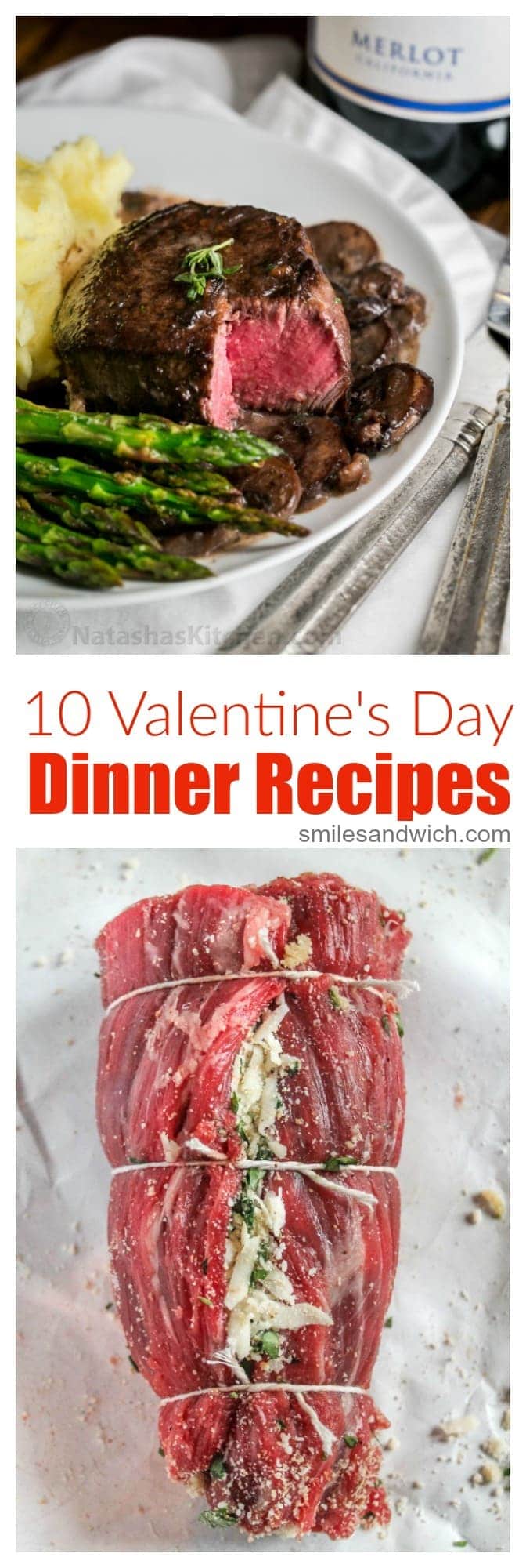Valentine's Day Dinner Recipes - Smile Sandwich