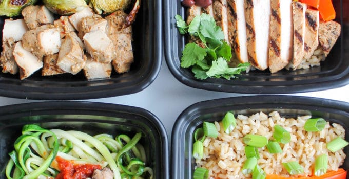 Chicken Meal Prep Bowls 5 Ways