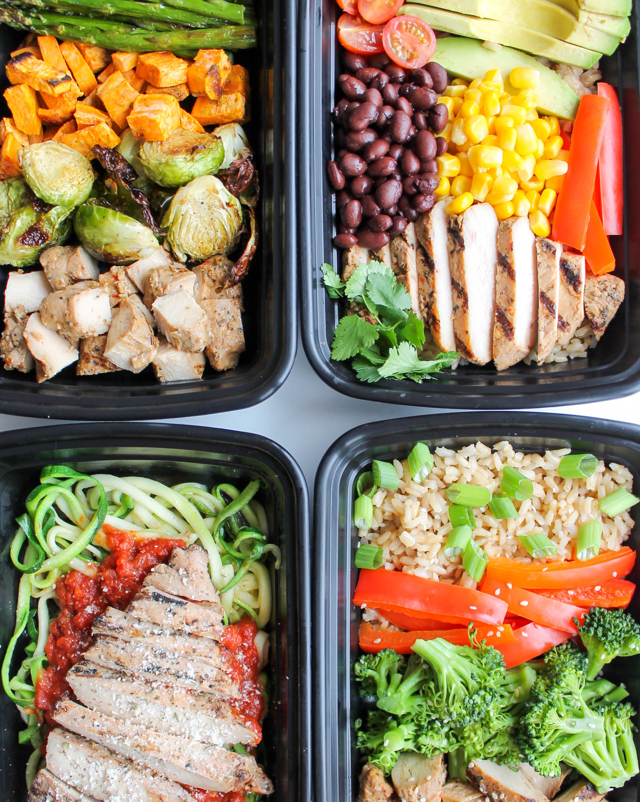 easy-chicken-meal-prep-bowls-5-ways-smile-sandwich-riset