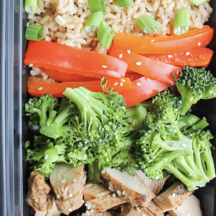 Teriyaki Chicken and Broccoli Meal Prep Bowl