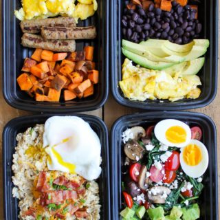 Make-Ahead Breakfast Meal Prep Bowls: 4 Ways - Smile Sandwich