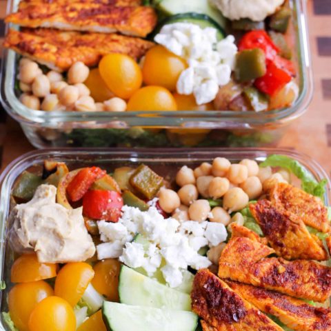 Mediterranean Chicken Bowls - Smile Sandwich