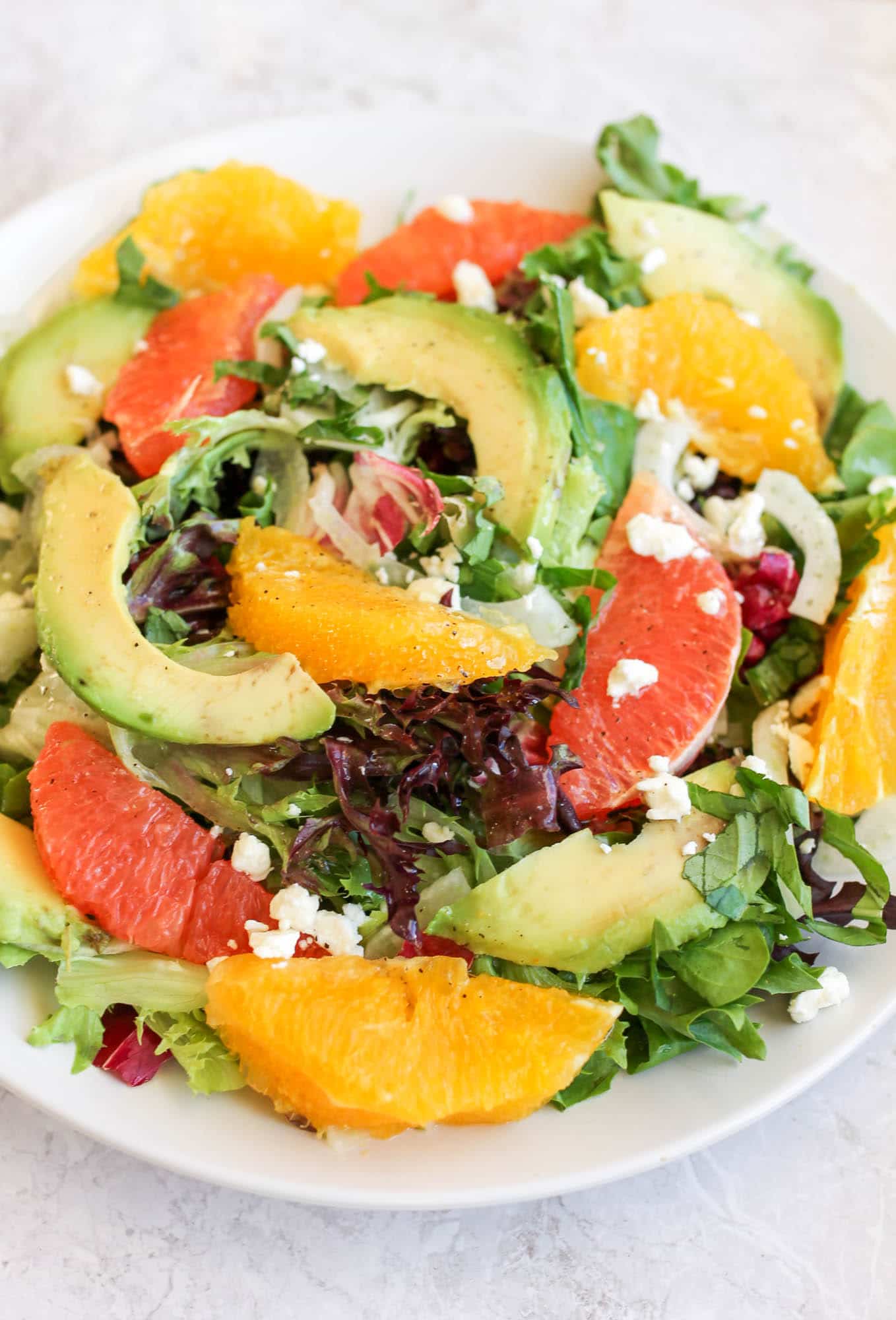 Citrus Avocado Fennel Salad - Smile Sandwich