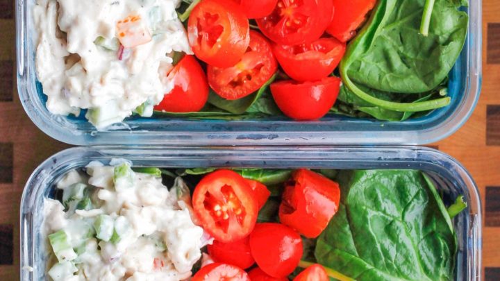 Salad Meal Prep Ideas Curried Chicken Salad Snack Pack Recipe (Meal