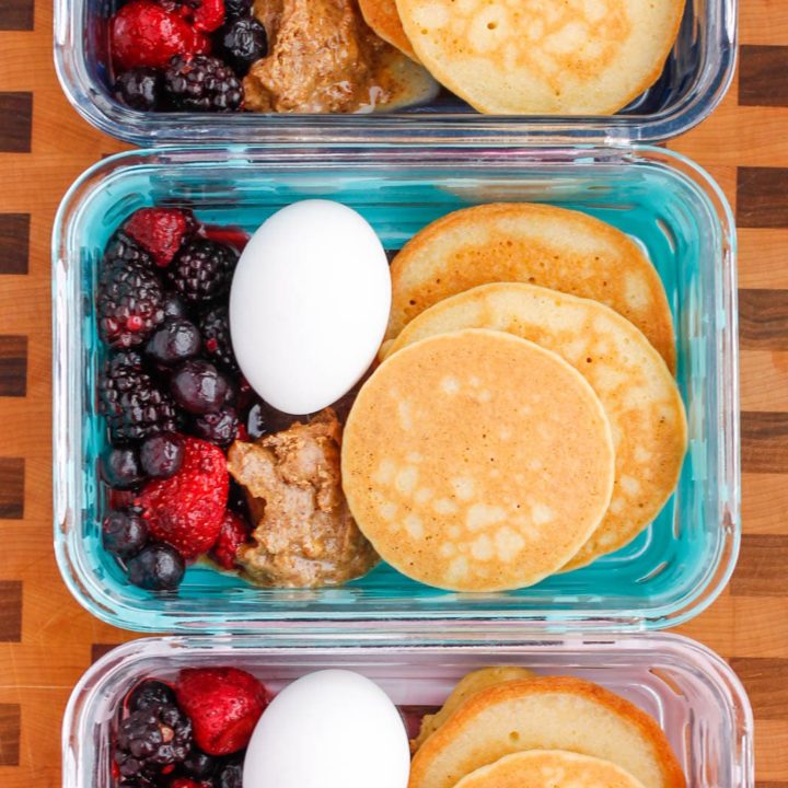Paleo Pancake Breakfast Meal Prep Bowls