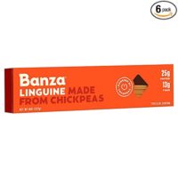 Banza Chickpea Pasta – High Protein Gluten Free Healthy Pasta – Linguine (Pack of 6)
