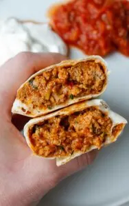 Cheesy Beefy Freezer Burritos Perfect for Meal Prep-1