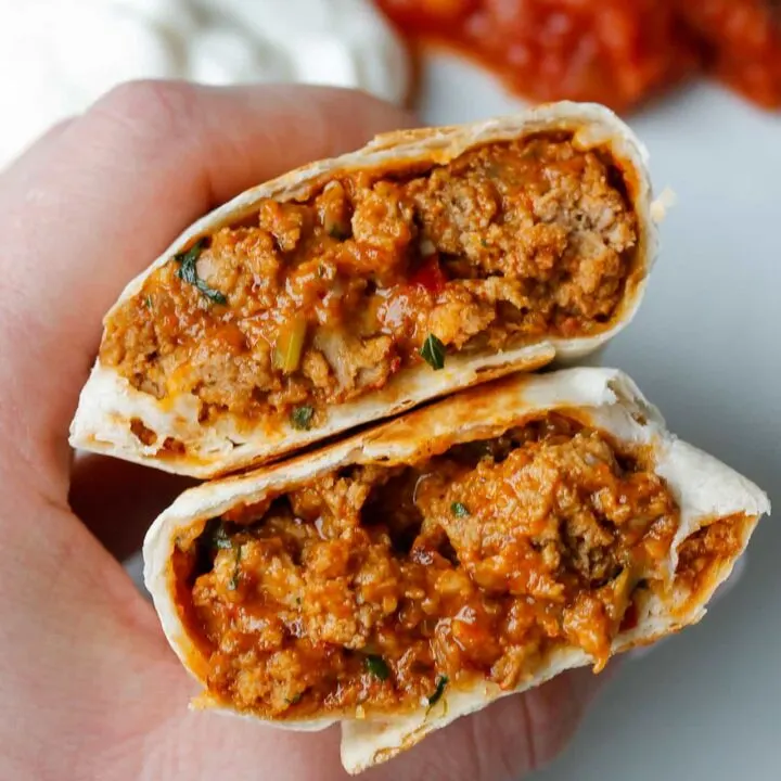 Cheesy Beefy Freezer Burritos Perfect for Meal Prep-1