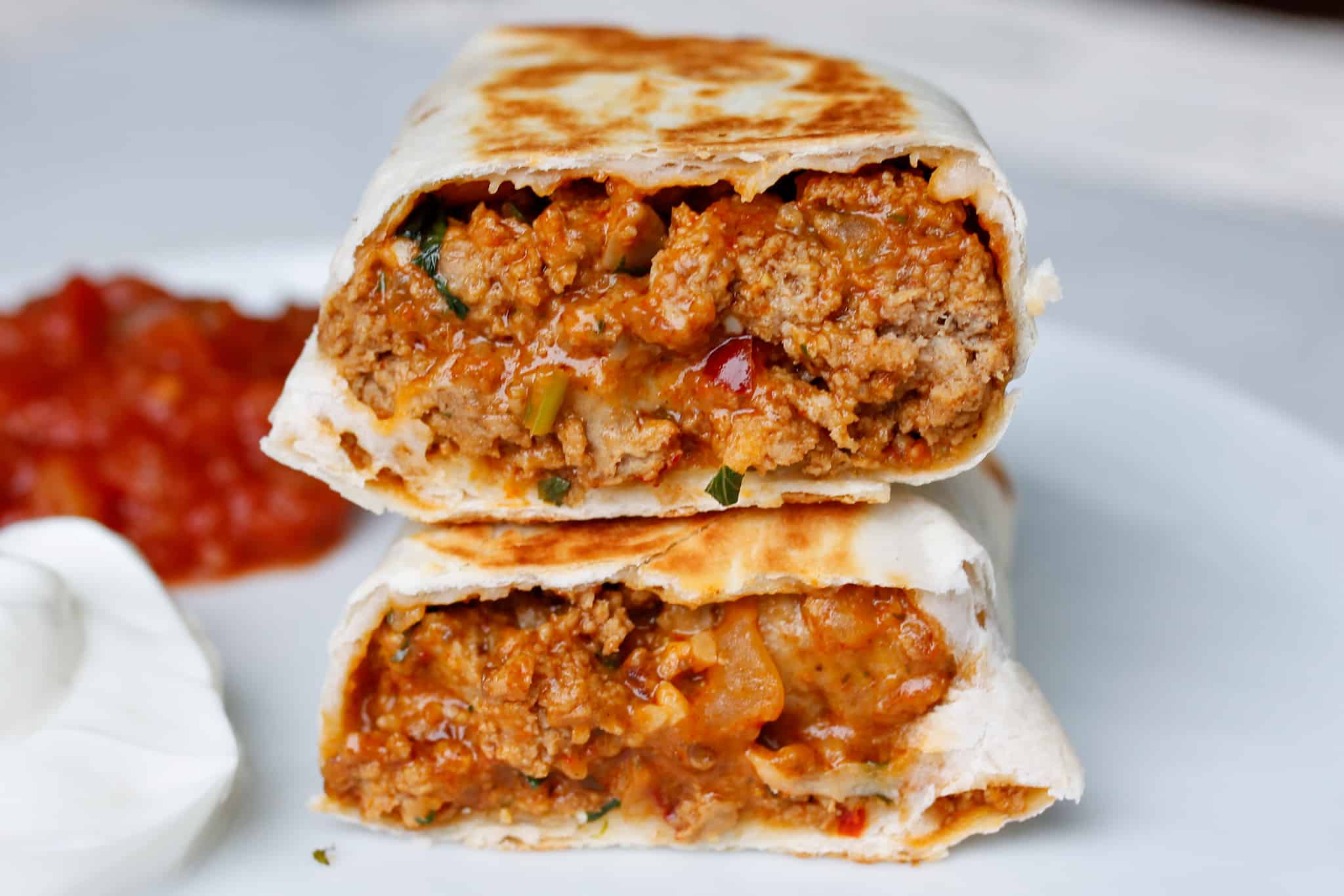 Cheesy Beefy Freezer Burritos Perfect for Meal Prep-3